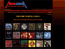 Tablet Screenshot of metallyrica.com